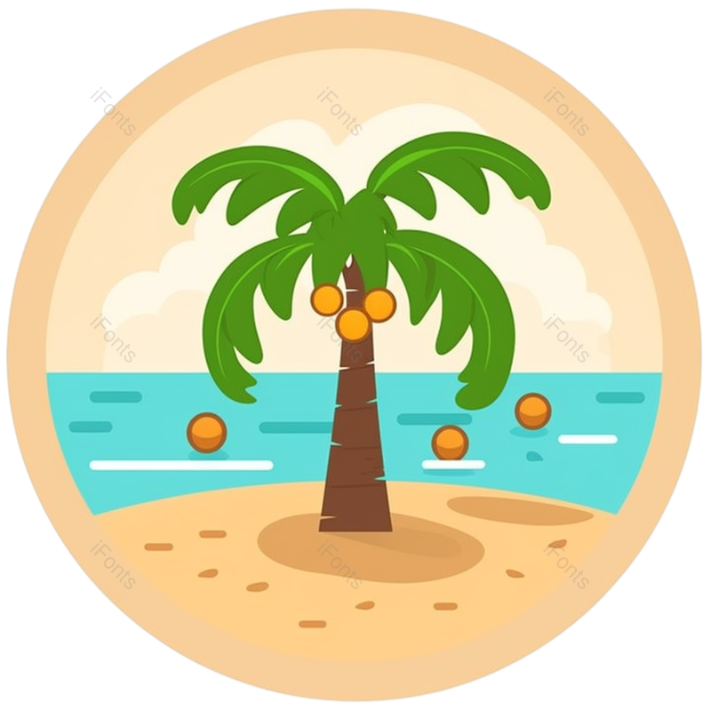 图标图片,挂件元素,夏天PNG,海洋免抠素材